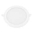 GloboStar® 60189 Χωνευτό LED Panel Φ22cm 20W 2120lm 120° AC 220-240V IP20 Φ22.2 x Υ1.9cm Φυσικό Λευκό 4500K - 3 Years Warranty