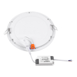 GloboStar® 60189 Χωνευτό LED Panel Φ22cm 20W 2120lm 120° AC 220-240V IP20 Φ22.2 x Υ1.9cm Φυσικό Λευκό 4500K - 3 Years Warranty