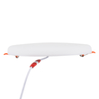GloboStar® 60193 Χωνευτό LED Panel FrameLess Φ22cm 33W 3393lm 180° AC 220-240V IP20 με Σύστημα Ρυθμιζόμενης Τρύπας Κοπής από 3.5εκ έως 20.5εκ - Φ22.2 x Υ2cm Θερμό Λευκό 2700K - 3 Years Warranty