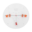 GloboStar® 60193 Χωνευτό LED Panel FrameLess Φ22cm 33W 3393lm 180° AC 220-240V IP20 με Σύστημα Ρυθμιζόμενης Τρύπας Κοπής από 3.5εκ έως 20.5εκ - Φ22.2 x Υ2cm Θερμό Λευκό 2700K - 3 Years Warranty