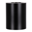 GloboStar® AKIRA 60617 Επιφανειακό Κινούμενο Στρόγγυλο Φωτιστικό Σποτ Αλουμινίου με Ντουί GU10 AC 220-240V IP44 Φ8 x Υ10cm - Μαύρο