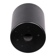 GloboStar® AKIRA 60617 Επιφανειακό Κινούμενο Στρόγγυλο Φωτιστικό Σποτ Αλουμινίου με Ντουί GU10 AC 220-240V IP44 Φ8 x Υ10cm - Μαύρο