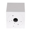 GloboStar® AKIRA 60622 Επιφανειακό Κινούμενο Τετράγωνο Φωτιστικό Σποτ Αλουμινίου με Ντουί GU10 AC 220-240V IP44 Μ8 x Π8 x Υ10cm - Λευκό