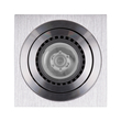 GloboStar® AKIRA 60623 Επιφανειακό Κινούμενο Τετράγωνο Φωτιστικό Σποτ Αλουμινίου με Ντουί GU10 AC 220-240V IP44 Μ8 x Π8 x Υ10cm - Ασημί Βούρτσας