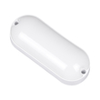 GloboStar® HOMIE 61001 LED Πλαφονιέρα Οροφής - Τοίχου Οβάλ 11W 939lm 150° AC 220-240V Αδιάβροχο IP65 Μ17 x Π7 x Υ4.5cm Φυσικό Λευκό 4500K - 3 Years Warranty