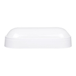 GloboStar® HOMIE 61001 LED Πλαφονιέρα Οροφής - Τοίχου Οβάλ 11W 939lm 150° AC 220-240V Αδιάβροχο IP65 Μ17 x Π7 x Υ4.5cm Φυσικό Λευκό 4500K - 3 Years Warranty