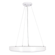 GloboStar® CASPER 61018 Κρεμαστή Πλαφονιέρα Οροφής LED CCT 76W 8372lm 120° AC 220-240V - Εναλλαγή Φωτισμού μέσω Τηλεχειριστηρίου All In One Ψυχρό Λευκό 6000k+Φυσικό Λευκό 4500k+Θερμό Λευκό 2700k Dimmable Φ45cm - Λευκό - 3 Years Warranty