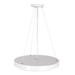 GloboStar® CASPER 61018 Κρεμαστή Πλαφονιέρα Οροφής LED CCT 76W 8372lm 120° AC 220-240V - Εναλλαγή Φωτισμού μέσω Τηλεχειριστηρίου All In One Ψυχρό Λευκό 6000k+Φυσικό Λευκό 4500k+Θερμό Λευκό 2700k Dimmable Φ45cm - Λευκό - 3 Years Warranty