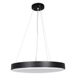 GloboStar® CASPER 61019 Κρεμαστή Πλαφονιέρα Οροφής LED CCT 76W 8372lm 120° AC 220-240V - Εναλλαγή Φωτισμού μέσω Τηλεχειριστηρίου All In One Ψυχρό Λευκό 6000k+Φυσικό Λευκό 4500k+Θερμό Λευκό 2700k Dimmable Φ45cm - Μαύρο - 3 Years Warranty
