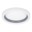 GloboStar® ARIANA 61036 Πλαφονιέρα Οροφής Κύκλος LED CCT 55W 6376lm 120° AC 220-240V - Εναλλαγή Φωτισμού μέσω Τηλεχειριστηρίου All In One Ψυχρό Λευκό 6000k+Φυσικό Λευκό 4500k+Θερμό Λευκό 2700k Dimmable Φ48cm - Ανθρακί - 3 Years Warranty