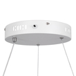 GloboStar® NEMESIS 61159 Κρεμαστό Φωτιστικό Δαχτυλίδι-Κύκλος LED CCT 45W 5230lm 360° AC 220-240V - Εναλλαγή Φωτισμού μέσω Τηλεχειριστηρίου All In One Ψυχρό 6000k+Φυσικό 4500k+Θερμό 2700k Dimmable Φ60cm - Λευκό - 3 Years Warranty