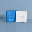 GloboStar® 80067 SONOFF T2EU3C-RF - 433MHz Wireless Smart Wall Touch Button Switch 3 Way - RF Series