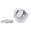GloboStar® OMEGA-S 60298 Επιφανειακό LED Spot Downlight Φ10cm 12W 1560lm 36° AC 220-240V IP20 Φ10 x Υ10.5cm - Στρόγγυλο - Λευκό - Φυσικό Λευκό 4500K - Bridgelux COB - 5 Years Warranty