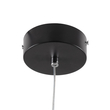 GloboStar® ROSE 61064 Κρεμαστό Φωτιστικό Οροφής Design LED CCT 22W 2640lm 300° AC 220-240V - Εναλλαγή Φωτισμού μέσω Διακόπτη On/Off All In One Ψυχρό 6000k+Φυσικό 4500k+Θερμό 2700k Μ24 x Π22 x Υ24cm - Μαύρο