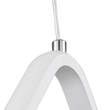 GloboStar® ROSE 61065 Κρεμαστό Φωτιστικό Οροφής Design LED CCT 22W 2640lm 300° AC 220-240V - Εναλλαγή Φωτισμού μέσω Διακόπτη On/Off All In One Ψυχρό 6000k+Φυσικό 4500k+Θερμό 2700k Μ24 x Π22 x Υ24cm - Λευκό