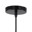GloboStar® JOLIET 00777 Μοντέρνο Κρεμαστό Φωτιστικό Καμπάνα Μονόφωτο 1 x G9 IP20 Μαύρο & Χρυσό Μέταλλο - Μ20 x Π20 x Y43cm