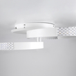 GloboStar® DIAMOND 61112 Φωτιστικό Οροφής Δαχτυλίδι-Κύκλος LED CCT 67W 8078lm 360° AC 220-240V - Εναλλαγή Φωτισμού μέσω Τηλεχειριστηρίου All In One Ψυχρό 6000k+Φυσικό 4500k+Θερμό 2700k Dimmable Φ30+40cm+BackLight - Λευκό - 3 Years Warranty