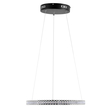 GloboStar® DIAMOND 61128 Κρεμαστό Φωτιστικό Δαχτυλίδι-Κύκλος LED CCT 30W 3513lm 360° AC 220-240V - Εναλλαγή Φωτισμού μέσω Τηλεχειριστηρίου All In One Ψυχρό 6000k+Φυσικό 4500k+Θερμό 2700k Dimmable Φ40cm - Μαύρο - 3 Years Warranty