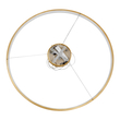 GloboStar® NEMESIS 61166 Κρεμαστό Φωτιστικό Δαχτυλίδι-Κύκλος LED CCT 75W 8743lm 360° AC 220-240V - Εναλλαγή Φωτισμού μέσω Τηλεχειριστηρίου All In One Ψυχρό 6000k+Φυσικό 4500k+Θερμό 2700k Dimmable Φ100cm - Χρυσό Βούρτσας - 3 Years Warranty