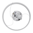 GloboStar® VENOM 61177 Κρεμαστό Φωτιστικό Δαχτυλίδι-Κύκλος LED CCT 45W 5269lm 120° AC 220-240V - Εναλλαγή Φωτισμού μέσω Τηλεχειριστηρίου All In One Ψυχρό 6000K+Φυσικό 4500K+Θερμό 2700K Dimmable Φ60cm - Λευκό - 3 Years Warranty