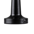 GloboStar® MOLLY 76515 Μοντέρνο Επιτραπέζιο Φωτιστικό Πορτατίφ LED 1.5W 105lm 120° DC 5V Επαναφορτιζόμενο με Μπαταρία Li-ion 1800mAh - Διακόπτη Αφής με 3 Εντάσεις Φωτισμού Θερμό Λευκό 2700K Dimmable - Φ10 x 23cm - Μαύρο