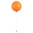 GloboStar® BALLOON 00650 Παιδικό Φωτιστικό Οροφής Μπάλα Μονόφωτο 1 x E27 IP20 Πορτοκαλί Πλαστικό με Ασημί Μέταλλο - Μ30 x Π30 x Υ33cm GloboStar® BALLOON 00650 Παιδικό Φωτιστικό Οροφής Μπάλα Μονόφωτο 1 x E27 IP20 Πορτοκαλί Πλαστικό με Ασημί Μέταλλο - Μ30 x Π30 x Υ33cm