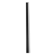 GloboStar® STAIR-PROFILE 70841-1M Προφίλ Αλουμινίου - Βάση & Ψύκτρα Ταινίας LED με Λευκό Γαλακτερό Κάλυμμα - Χρήση σε Σκαλοπάτια - Πατητό Κάλυμμα - Μαύρο - 1 Μέτρο - Μ100 x Π6 x Υ2.1cm