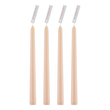 GloboStar® BABY-PINK 35201 ΣΕΤ 4 Αρωματικά Κεριά Κηροπηγίου Παραφίνης με Άρωμα Μπουκέτο Τριαντάφυλλο Ροζ Μ2 x Π2 x Υ25cm