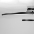 GloboStar® NEMESIS 61108 Φωτιστικό Οροφής Δαχτυλίδι-Κύκλος LED CCT 98W 11858lm 360° AC 220-240V - Εναλλαγή Φωτισμού μέσω Τηλεχειριστηρίου All In One Ψυχρό 6000k+Φυσικό 4500k+Θερμό 2700k Dimmable Φ25+35+45cm+BackLight - Μαύρο - 3 Years Warranty