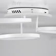 GloboStar® NEMESIS 61109 Φωτιστικό Οροφής Δαχτυλίδι-Κύκλος LED CCT 98W 11858lm 360° AC 220-240V - Εναλλαγή Φωτισμού μέσω Τηλεχειριστηρίου All In One Ψυχρό 6000k+Φυσικό 4500k+Θερμό 2700k Dimmable Φ25+35+45cm+BackLight - Λευκό - 3 Years Warranty