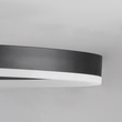GloboStar® VENOM 61117 Φωτιστικό Οροφής Δαχτυλίδι-Κύκλος LED CCT 45W 5445lm 360° AC 220-240V - Εναλλαγή Φωτισμού μέσω Τηλεχειριστηρίου All In One Ψυχρό 6000k+Φυσικό 4500k+Θερμό 2700k Dimmable Φ40cm+BackLight - Μαύρο - 3 Years Warranty