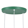 GloboStar® AVA 61575 Μοντέρνο Κρεμαστό Φωτιστικό Καμπάνα Τρίφωτο 3 x E27 IP20 Πράσινο Μέταλλο με Μπεζ Ξύλο - Μ35 x Π35 x Υ130cm