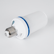 GloboStar® 76075 Λάμπα LED E27 Summer Flame Flickering Fire Burning Effect Peaceful Romantic and Relax 9W 450lm 320° AC 85-265V με 4 Λειτουργίες Εφέ και Αναστροφή Φλόγας Θερμό Λευκό 1800K