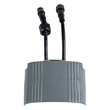 GloboStar® TREELIGHT-ZINA 90688 Κυρτή Μπάρα Φωτισμού Wall Washer με Αντιθαμβωτική Γρίλια Ειδική για Φυτά - Δέντρα LED 3W 285lm 30° DC 24V Αδιάβροχο IP65 Μ9 x Π6.5 x Υ4cm Φυσικό Λευκό 4500K - Γκρι Ανθρακί - 3 Years Warranty