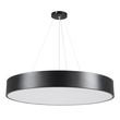 GloboStar® BURTON 61202-P Κρεμαστή Πλαφονιέρα Οροφής LED CCT 75W 8625lm 120° AC 220-240V - Εναλλαγή Φωτισμού μέσω Τηλεχειριστηρίου All In One Ψυχρό 6000k+Φυσικό 4500k+Θερμό 2700k Dimmable Φ60cm - Μαύρο - 3 Years Warranty