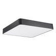 GloboStar® KAMALA 61208-P Κρεμαστή Πλαφονιέρα Οροφής LED CCT 75W 8625lm 120° AC 220-240V - Εναλλαγή Φωτισμού μέσω Τηλεχειριστηρίου All In One Ψυχρό 6000k+Φυσικό 4500k+Θερμό 2700k Dimmable Μ60 x Π60 x Υ8cm - Μαύρο - 3 Years Warranty