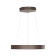 GloboStar® SALEM 61244 Κρεμαστή Πλαφονιέρα Οροφής Δαχτυλίδι-Κύκλος LED CCT 75W 8625lm 120° AC 220-240V - Εναλλαγή Φωτισμού μέσω Τηλεχειριστηρίου All In One Ψυχρό 6000k+Φυσικό 4500k+Θερμό 2700k Dimmable Φ45cm - Καφέ Χάλκινο - 3 Years Warranty