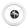 GloboStar® SALEM 61245 Κρεμαστή Πλαφονιέρα Οροφής Δαχτυλίδι-Κύκλος LED CCT 105W 12075lm 120° AC 220-240V - Εναλλαγή Φωτισμού μέσω Τηλεχειριστηρίου All In One Ψυχρό 6000k+Φυσικό 4500k+Θερμό 2700k Dimmable Φ60cm - Μαύρο - 3 Years Warranty
