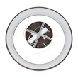 GloboStar® SALEM 61248 Κρεμαστή Πλαφονιέρα Οροφής Δαχτυλίδι-Κύκλος LED CCT 105W 12075lm 120° AC 220-240V - Εναλλαγή Φωτισμού μέσω Τηλεχειριστηρίου All In One Ψυχρό 6000k+Φυσικό 4500k+Θερμό 2700k Dimmable Φ60cm - Καφέ Χάλκινο - 3 Years Warranty
