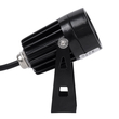 GLOBOSTAR® SPOT-TOLA 90631 Αρχιτεκτονικό Σποτ Φωτισμου LED 1W 110lm 10° DC 24V Αδιάβροχο IP65 Θερμό Λευκό 2700K Dimmable - Γκρι Ανθρακί - Μ5 x Π5 x Υ9cm - 3 Χρόνια Εγγύηση