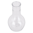 GloboStar® GRACE 35605 Διακοσμητικό Βάζο Πλαστικό Διάφανο Φ7 x Υ12cm