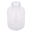 GloboStar® GRACE 35608 Διακοσμητικό Βάζο Πλαστικό Διάφανο Φ7 x Υ11cm