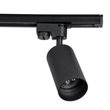 GloboStar® LEO 60355 Μοντέρνο Φωτιστικό Οροφής Ράγα Τρίφωτο 3 x GU10 IP20 Μαύρο Αλουμίνιο - Μ100 x Π6 x Υ20cm - 5 Χρόνια Εγγύηση