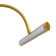 GloboStar® TROIS 60437 Μοντέρνο Φωτιστικό Τοίχου - Απλίκα Καθρέπτη Μπάνιου - Πίνακα LED 12W 1400lm 120° AC 220-240V IP44 Μ60 x Π24 x Υ18cm - Φυσικό Λευκό 4500K - Χρυσό - 3 Χρόνια Εγγύηση