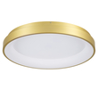 GloboStar® SALEM 61239 Πλαφονιέρα Οροφής Δαχτυλίδι-Κύκλος LED CCT 105W 12075lm 120° AC 220-240V - Εναλλαγή Φωτισμού μέσω Τηλεχειριστηρίου All In One Ψυχρό 6000k+Φυσικό 4500k+Θερμό 2700k Dimmable Φ60cm - Χρυσό Σαμπανιζέ - 3 Years Warranty