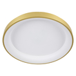 GloboStar® SALEM 61239 Πλαφονιέρα Οροφής Δαχτυλίδι-Κύκλος LED CCT 105W 12075lm 120° AC 220-240V - Εναλλαγή Φωτισμού μέσω Τηλεχειριστηρίου All In One Ψυχρό 6000k+Φυσικό 4500k+Θερμό 2700k Dimmable Φ60cm - Χρυσό Σαμπανιζέ - 3 Years Warranty
