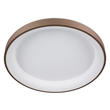 GloboStar® SALEM 61240 Πλαφονιέρα Οροφής Δαχτυλίδι-Κύκλος LED CCT 105W 12075lm 120° AC 220-240V - Εναλλαγή Φωτισμού μέσω Τηλεχειριστηρίου All In One Ψυχρό 6000k+Φυσικό 4500k+Θερμό 2700k Dimmable Φ60cm - Καφέ Χάλκινο - 3 Years Warranty