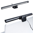 GloboStar® 76552 E-READING LIGHT Φωτιστικό Οθόνης με Χειριστήριο LED 5W 565lm 120° AC 5V IP20 CCT Θερμό Λευκό 2700K - Φυσικό Λευκό 4500K - Ψυχρό Λευκό 6000K Dimmable Μαύρο Πλαστικό Μ26 x Π4.5 x Υ4.5cm - 2 Xρόνια Εγγύηση