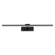 GloboStar® ELLIS 60444 Μοντέρνο Φωτιστικό Τοίχου - Απλίκα Καθρέπτη Μπάνιου - Πίνακα LED 12W 1400lm 120° AC 220-240V IP44 Μ60 x Π16 x Υ6cm - Φυσικό Λευκό 4500K - Μαύρο - 3 Χρόνια Εγγύηση