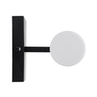 GloboStar® ANAIS 60408 Μοντέρνο Φωτιστικό Τοίχου - Απλίκα Καθρέπτη Μπάνιου - Πίνακα 2 x G9 270° AC 220-240V IP44 Μ34 x Π12 x Υ11cm - Μαύρο - 5 Χρόνια Εγγύηση